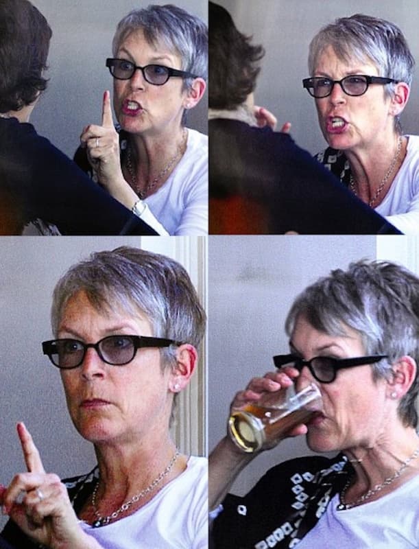 Jamie Lee Curtis Argument meme template