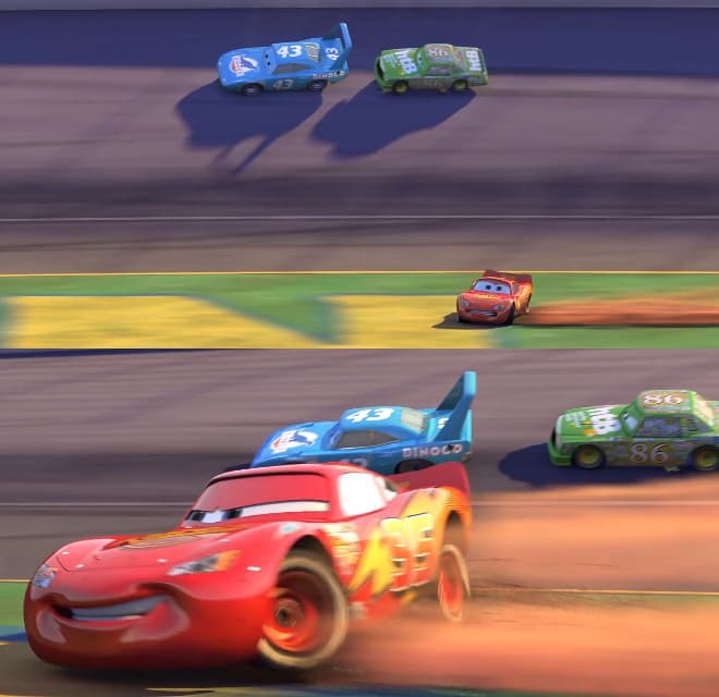 Lightning McQueen Drifting meme template