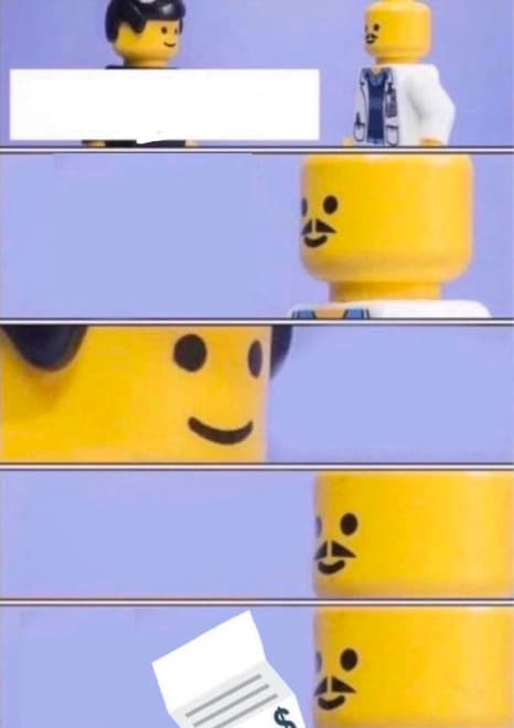 Lego Doctor meme template