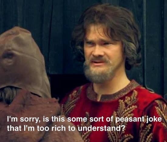 Peasant Joke meme template
