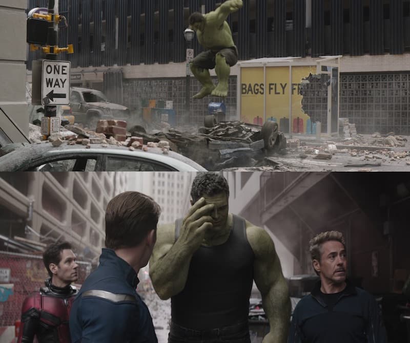 Regretful Hulk meme template