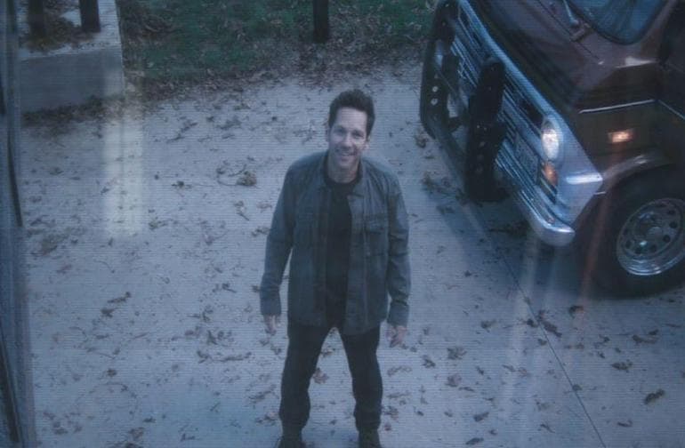 Ant-Man on Security Camera meme template