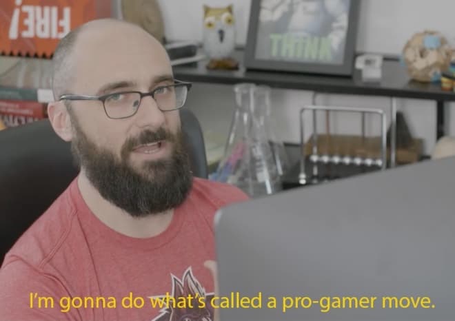 I'm Gonna Do What's Called a Pro Gamer Move meme template