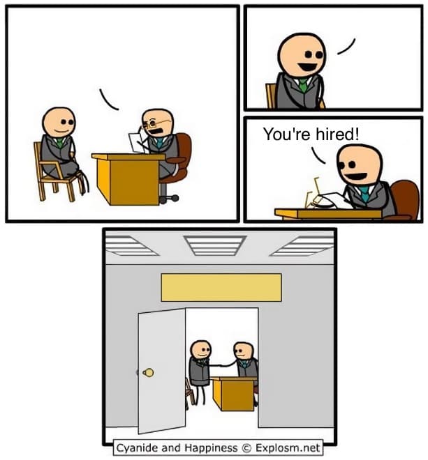 You're Hired meme template