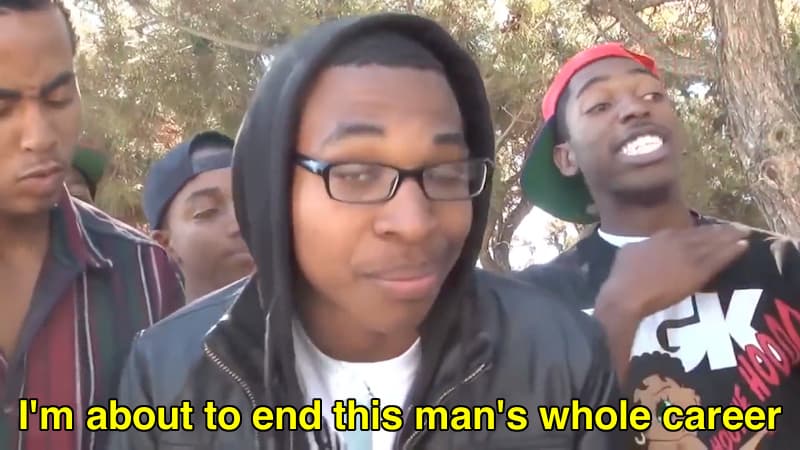 I'm About to End This Man's Whole Career meme template