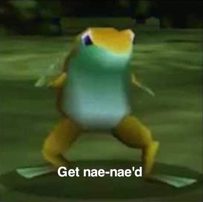 Get Nae Nae'd meme template