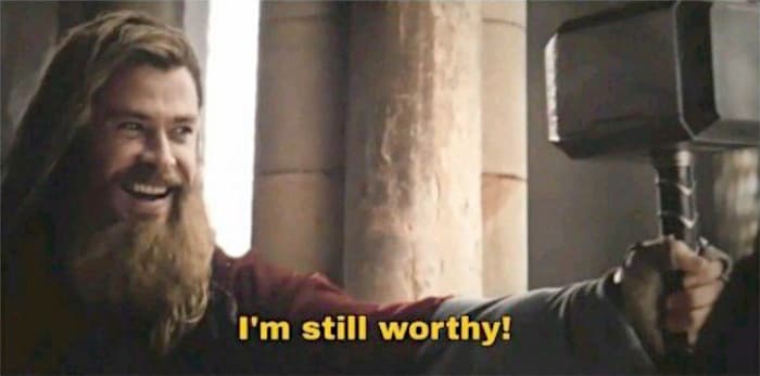 I'm Still Worthy meme template
