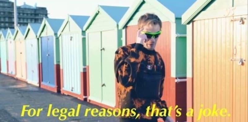 For Legal Reasons, That's a Joke meme template