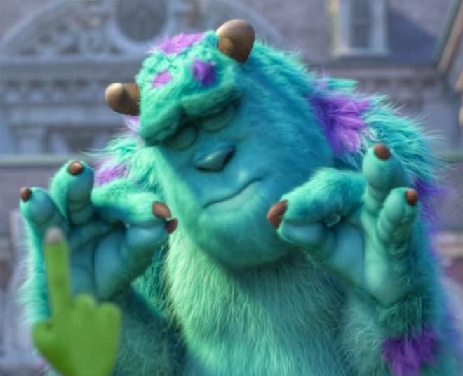 Pleased Sulley meme template