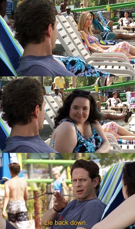 Lie Back Down meme template