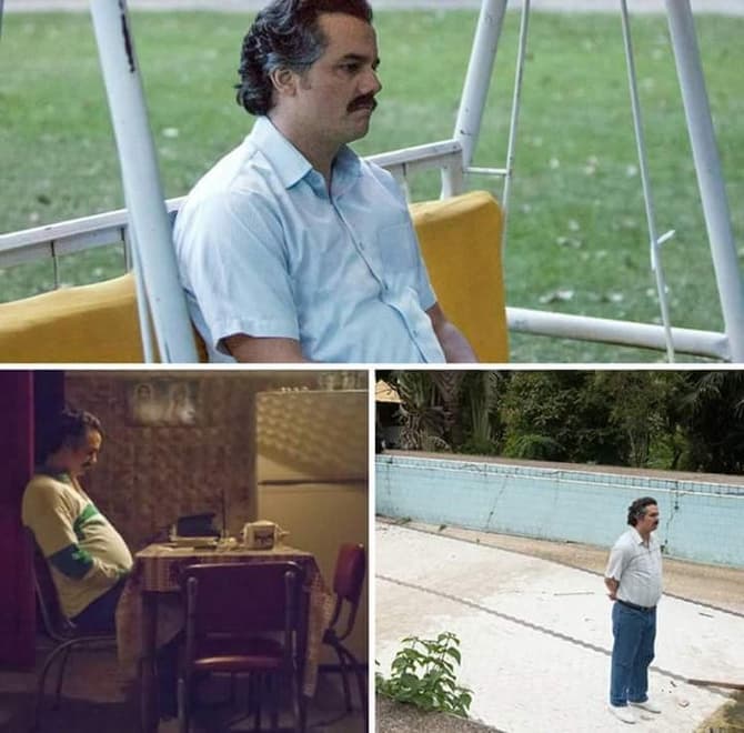 Pablo Escobar Waiting meme template